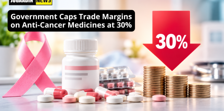 Cancer medicines, pills and pink awareness ribbon highlighting efforts to make cancer treatment more affordable.