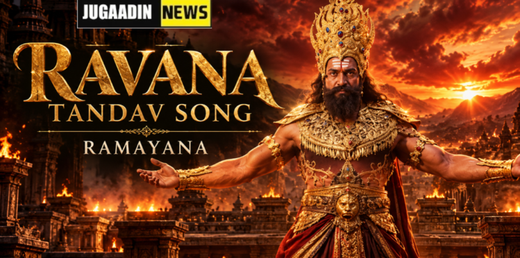 Yash as Ravana in the Ramayana Ravana Tandav song featured image