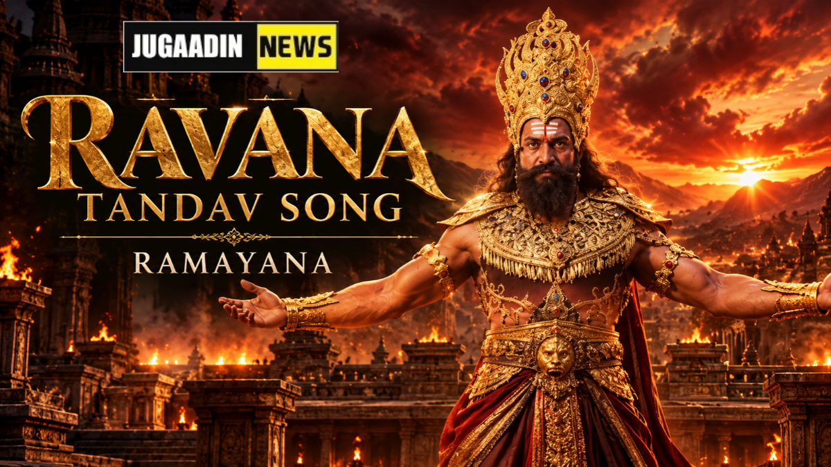 Yash as Ravana in the Ramayana Ravana Tandav song featured image