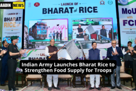 Indian Army launches Bharat Rice initiative to improve food supply for troops.