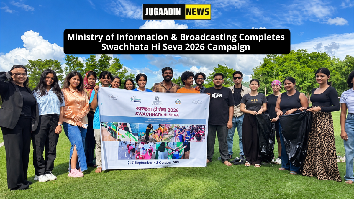 Ministry of Information & Broadcasting completes Swachhata Hi Seva 2026 campaign with community cleanliness activities in India.